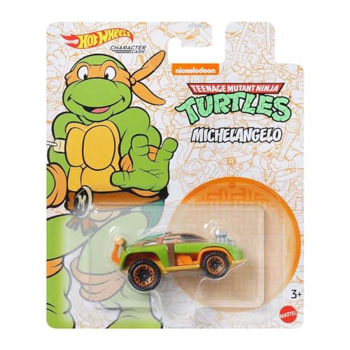 Hot Wheels Teenage Mutant Ninja Turtles Michelangelo miniatura 1