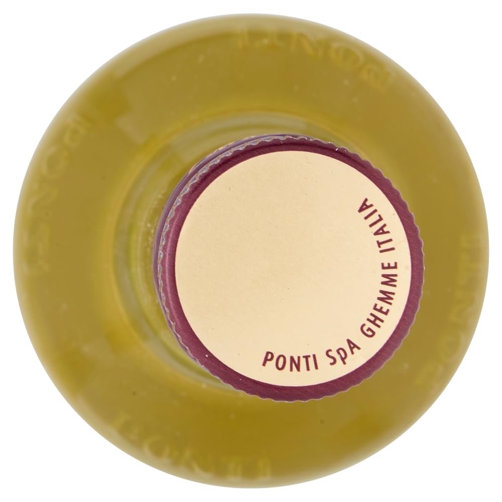 Ponti Lot de 3 bouteilles de vinaigre de vin blanc Aroma Antico Aceto di Vino Bianco 100 % vinaigre italien 500 ml + 1 sachet de talc Felce Azzurra 100 g