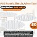 Yudylg PVC Plastic Biscuit Joiner Tool 80 Pack – White Joiner Biscuits For Connecting PVC Decorative Panels, Solid Wood, Plywood, Biscuit Connector Set Include #0 20 PCS/#10 20 PCS/#20 40 PCS
