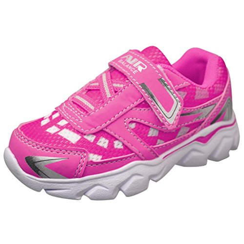 Air Balance Toddlers Running Shoes- Fuchsia White
