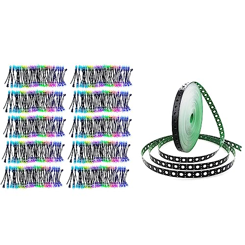Tira de LEDs WS2811 RGB 50 piezas 5V con montura 50m miniatura 1