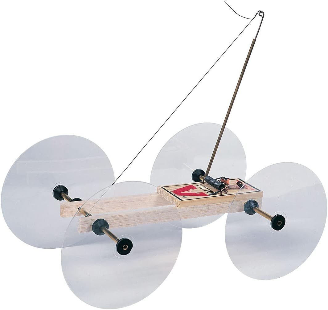 Little Moe (10-Pack): Mousetrap Powered Car, Hands-on STEM Science Project