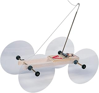 Doc Fizzix Little Moe: Mousetrap Powered Car (Bulk Pack of 10 Kits) - 10 Complete Vehicle Kits