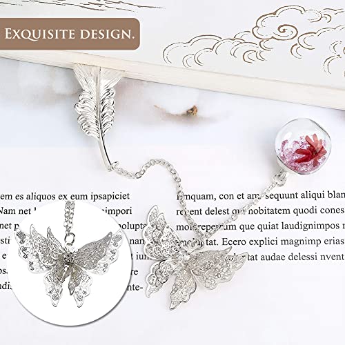 Segnalibro in Metallo Segnalibro Piume in Metallo