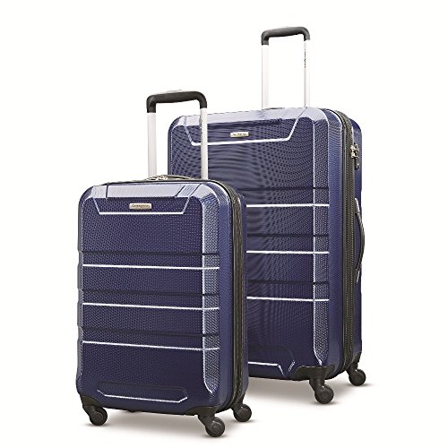 Samsonite Invoke Hardside Luggage with Spinner Wheels, Navy, 2-Piece Set (20/28)