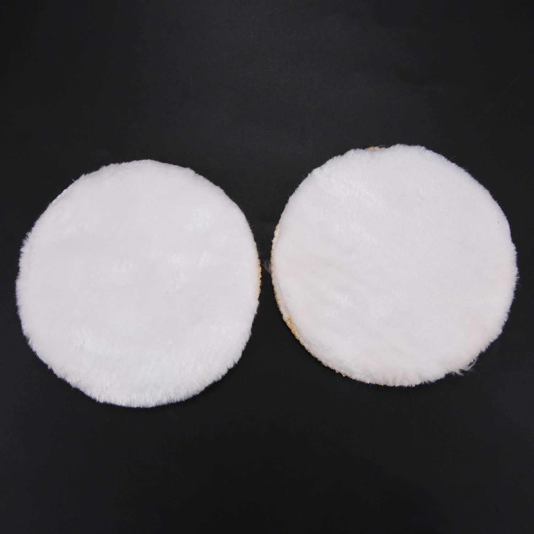 60 Pezzi 125mm Pad di Lucidatura Auto 5 Pollici Polacco Ceretta Tamponi Fibra Lucidatrice Pittura Auto Cura