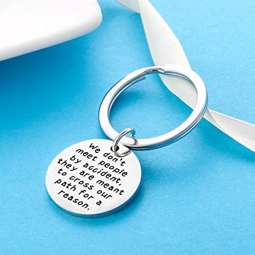 Nimteve Coworker Leaving Gifts For Colleague Friend Boss Goodbye Farewell Gifts Going Away Thank You Keychain Retirement Gifts For Boss Coworkers (Cross Our Path For A Reason) #TOP1