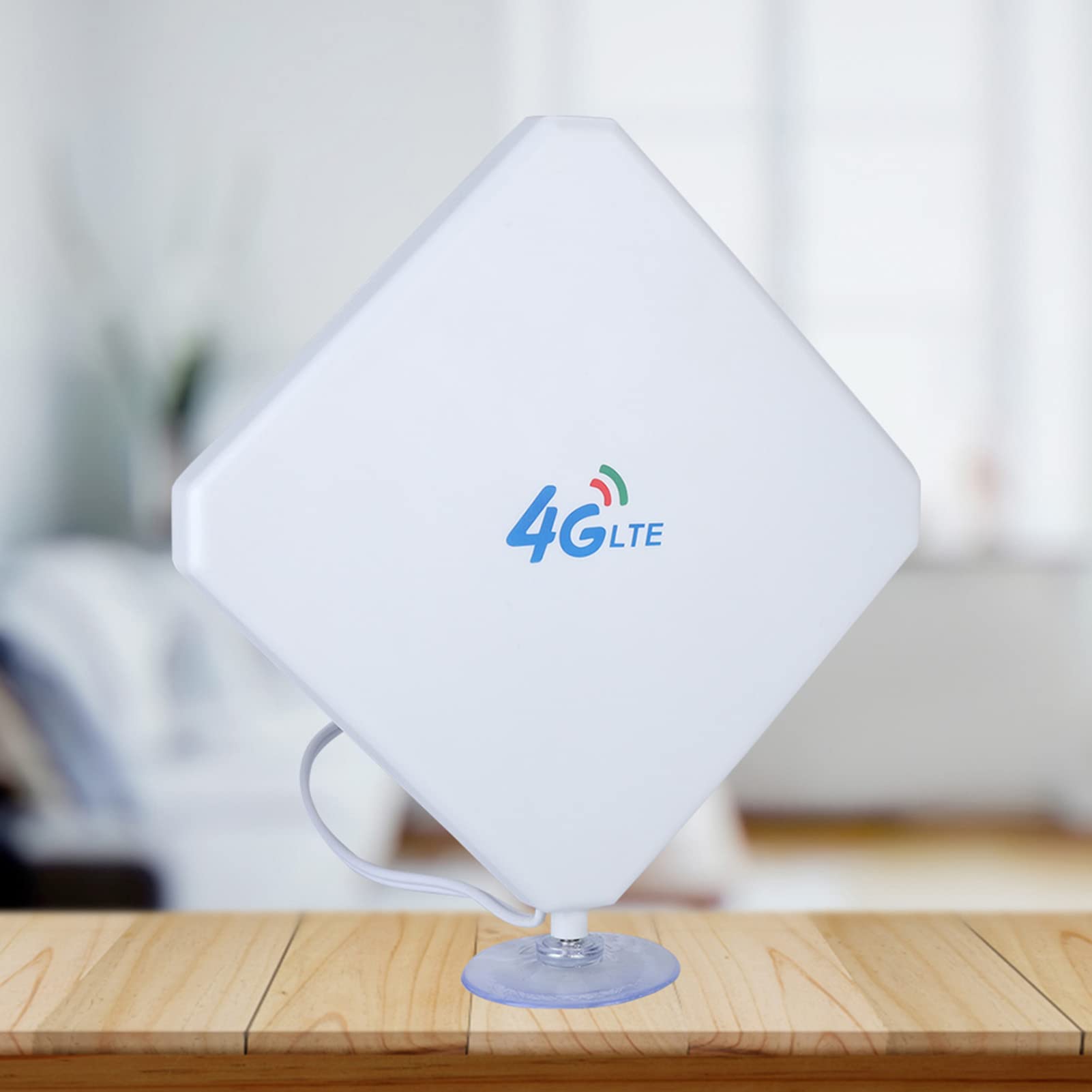 4G LTE 3G 4Hochleistung Antenne 35dBi Netzwerkverstärker, 4G LTE WiFi Router Signalverstärker Weiß