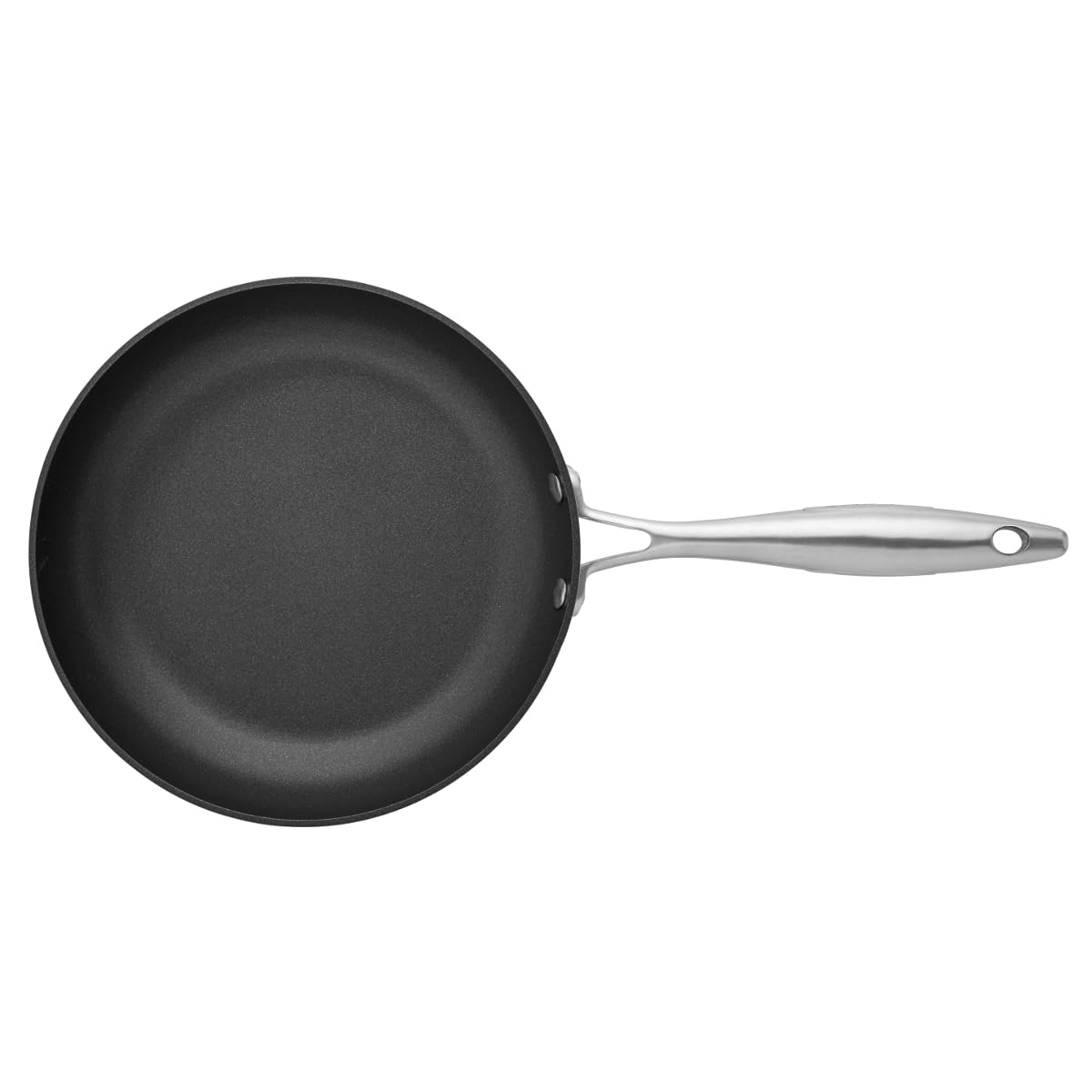 Scanpan Patelnia Ctx Patelnia ze Stali Szlachetnej z Powłoką Tytanowo-Ceramiczną -, 24 cm indukcja