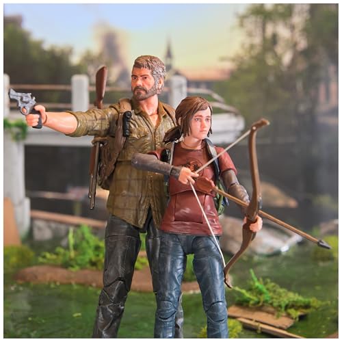 PlayStation The Last of Us Joel & Ellie 6" Deluxe Figure 2-Pack | Premium Action Figures, 30 Points of Articulation, 19 Accessories, Detailed Finishes, Display Gifts for Collectors Ages 17+ - image 9