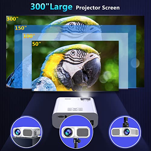 Native 1080p Full HD projector 5G WiFi Bluetooth 8000 lumen mini draagbare videoprojector compatibel met TV Stick Smartphone Tablet Laptop HDMI USB TF - Image 3