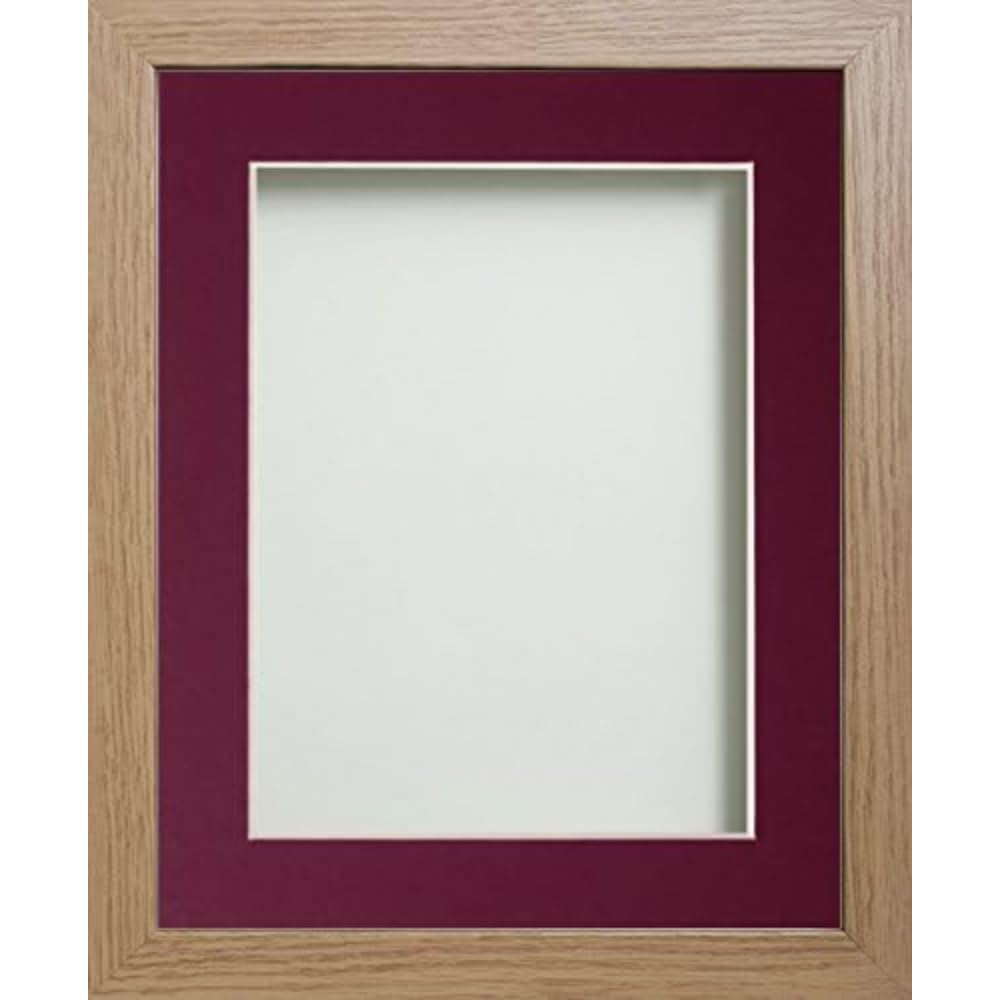 Frame Company Plum Mount Allington Beech A4 Frame With For 9X6 Photo