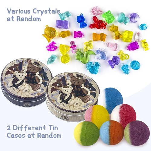 leoce Bath Bombs for Kids, 12pcs Bath Bombs with Surprise Crystal Toys Inside, Handmade Natural and Organic Bubble Bath Bombs, Birthday Christmas Easter Gift for Girls and Boys - Image 3