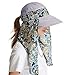 ICOLOR UPF 50+ Quick Drying Flap Hats Cap ,Removable Neck Flap Cover,Sun cap Protection Hats for women girls Backpacking, Hiking, Cycling,Fishing, Camping,garden & more Outdoor Activities-Gray
