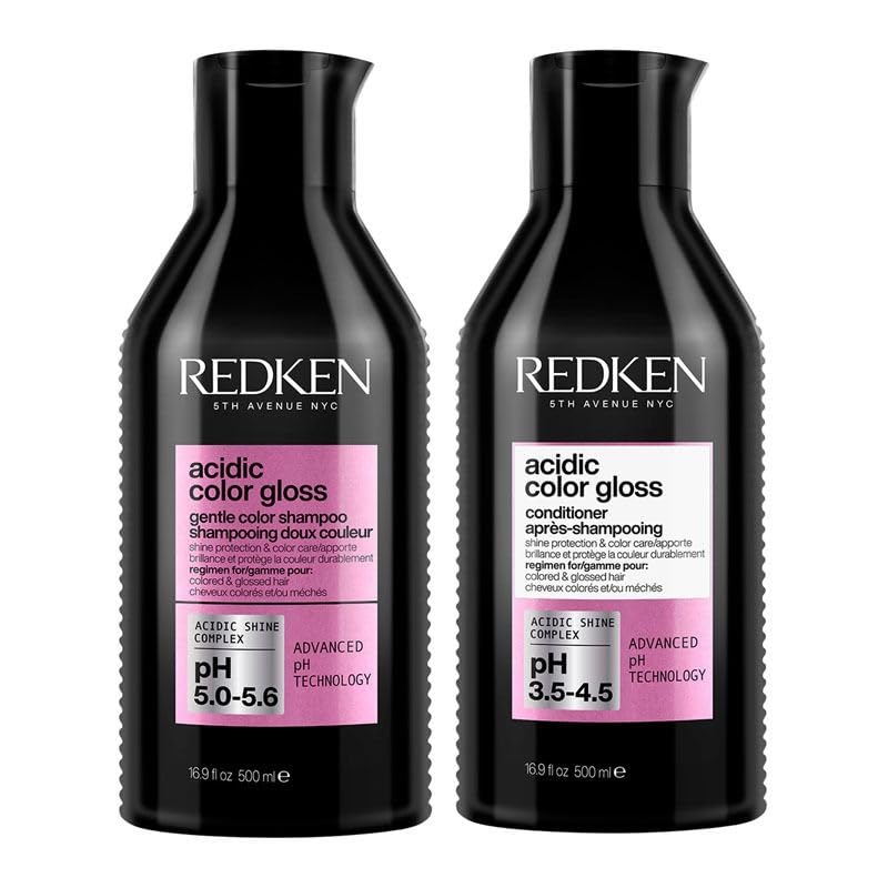 Redken DUO Acidic Color Gloss Shampoo and Conditioner 500ml, Colo...