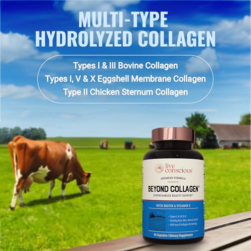 Live Conscious LWL3029 Beyond Collagen Multi Collagen Capsules thumb #1
