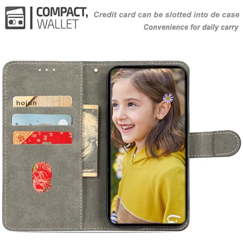 BAILI RFID Blocking Case for Oukitel C50, Kickstand, RFID Wallet Case for Oukitel C50-04 - Image 4