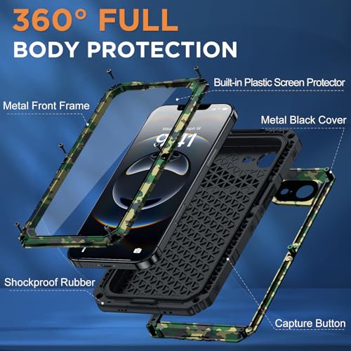 Coque étanche iPhone 16e protection militaire 360 intégrée