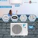 Daikin 18,000 BTU 18 SEER2 Entra R32 Series Ductless Mini Split Heat Pump System w/Maxwell All-Inclusive 50’ Installation Kit and Wall Mounting Bracket (230V)