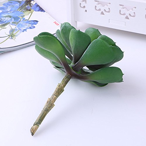 Lopkey Plastic Fake Large Succulents Artificial Plants Set Of 2 #TOP1