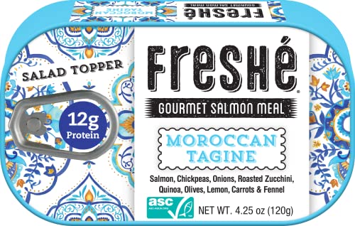 Freshé Canned Salmon Moroccan Tagine (10 Pack) - Mediterranean Style