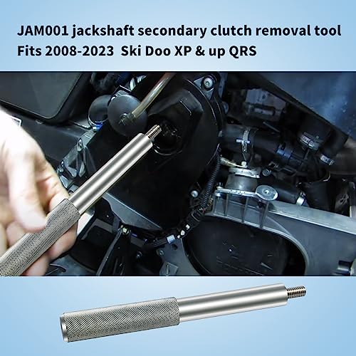 JAM001 jackshaft secondary clutch removal tool Fits Ski Doo XP & up QRS，Fits 2008-2023 Ski-doo\'s with QRS secondary - Thumbnail 2
