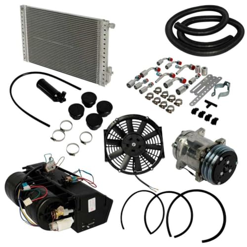 AP03 Cool Only Universal Air Conditioning Kit Under Dash 404-000 A C 12V Compatible With Automotive Motorcycle Parts For Part Number 404-000