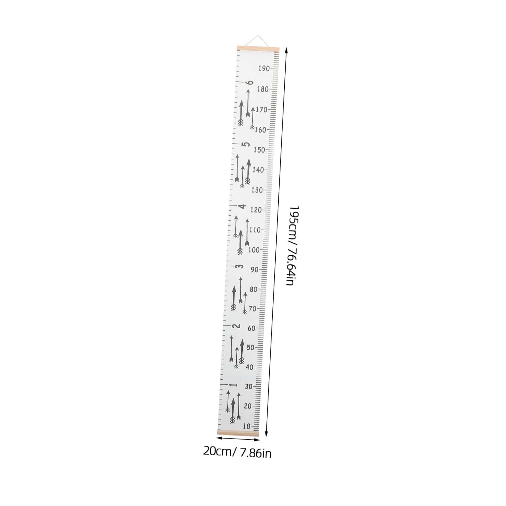 Alipis 5 Pz righello di Grafico ' da appendere muro tabella di misurazione ' misuratore bambini Misuratore di per bambini grafico