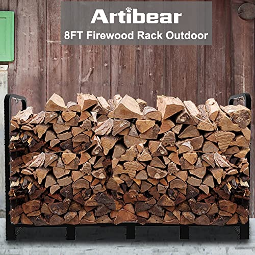 Artibear ABR-OFR-8FT1020 8Ft Outdoor Firewood Rack thumb #5