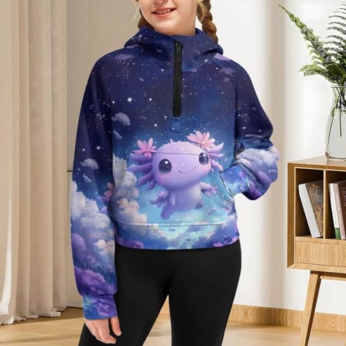 Ystardream Half Zip Up Hoodies for Girls' Fashion Hoodies & Sweatshirts for Casual4