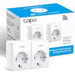 Mejor Enchufe Inteligente 2021 Tapo P110(2-Pack) - Mini Enchufe Inteligente Wi-Fi (con Monitoreo Energético),Programar el Encendido/Apagado, Ahorro Energía, Compatible con Alexa y Google Home