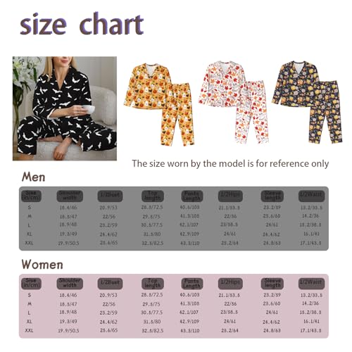 Halloween Pajama Set Funny PJ Pant for Men Women Matching Couples Unisex2