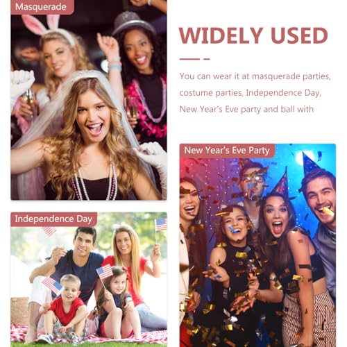 Housoutil Unabhängigkeitstag Sterne Haarreifen, Amerika-Flagge Sterne Haarreifen, 4. Juli Stirnband Für Unabhängigkeitstag Präsidententag