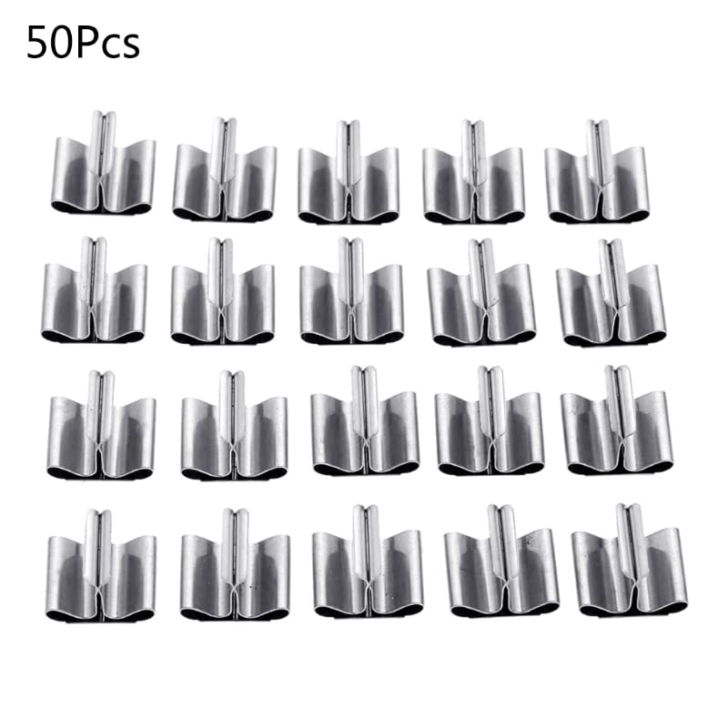 Base clips para pabilos de vela 50 unidades metal miniatura 2