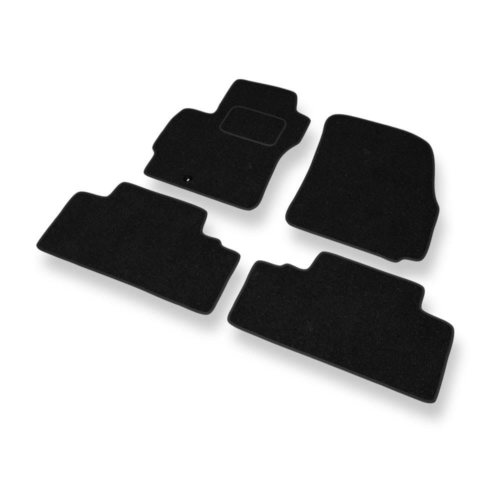 Mossa Alfombrillas aptas para Mazda 5 I Monovolumen 2006-2010 4 uds Negro S