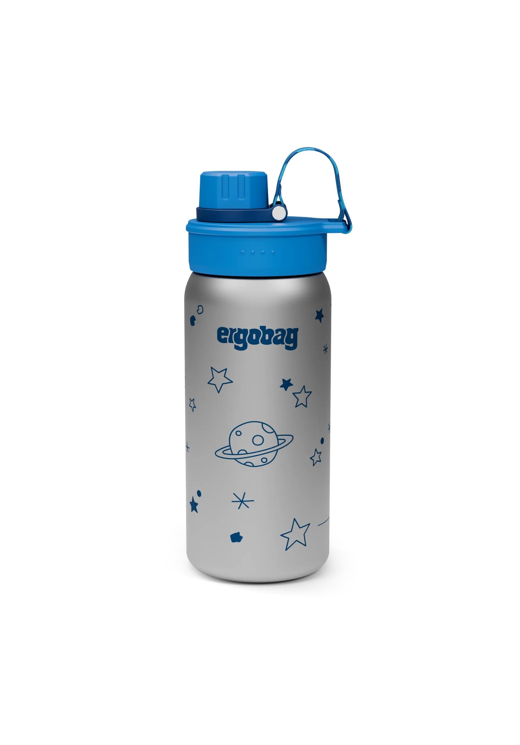 Gourde en acier inoxydable ergobag 500 ml étanche pour la rentrée scolaire des enfants
