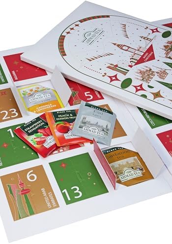 Calendario de adviento con 24 variedades de Ahmad Tea