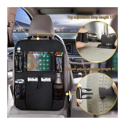 Organisateur de voiture multifonctionnel étanche et durable pack de 2 - 5