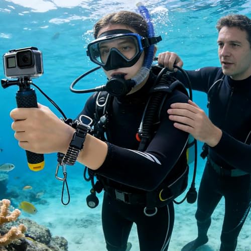Correa en espiral de resorte de alta resistencia para buceo técnico 4