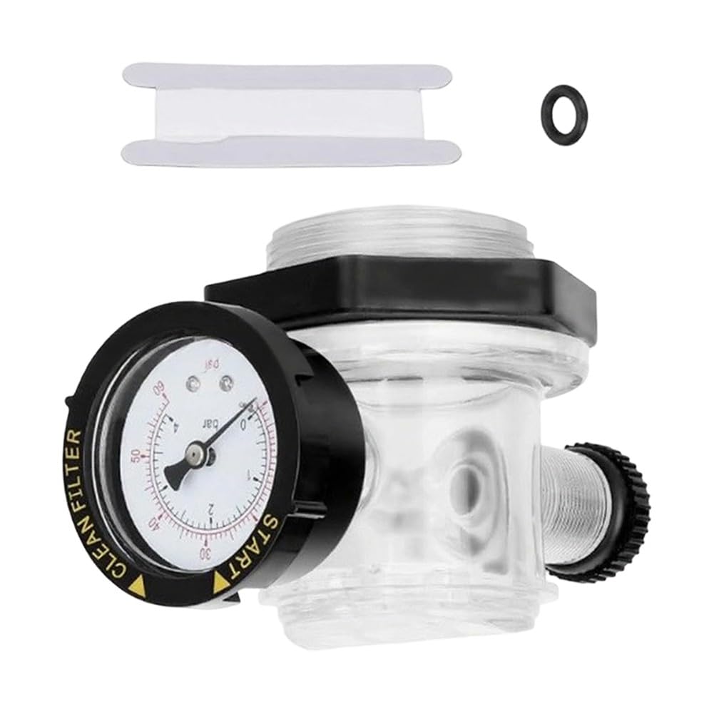ReachMall Valvola di rilascio dell'aria manuale 273564Z con manometro per Pentair TR100C TR140C per triton II C-3 Filtri Pool Spa System