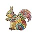 ToyHero Holzpuzzle Puzzle in Tierform 300 Teile, Einzigartige Puzzles mit unregelmäßiger Form Schöne Eichhörnchen Form Puzzles Familienspielsammlung 14,96X15,87 Zoll, L