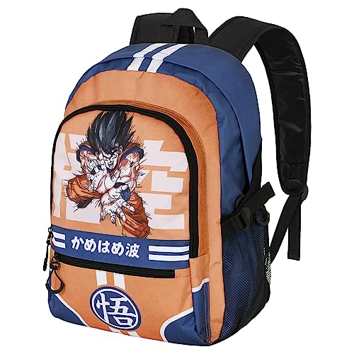 Dragon Ball (Bola de Dragón) Kamehameha-Mochila Fight FAN 2.0, Naranja, 31 x 44 cm,...