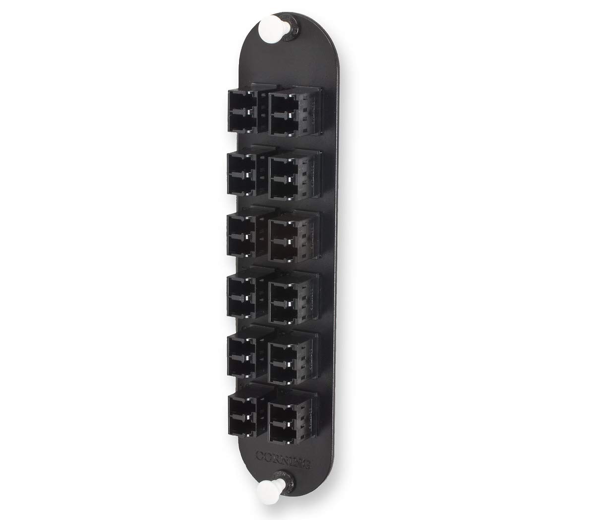 Corning LANscape CCH Patch Panel with 12 LC Duplex OM2 Multimode 50 Adapters (Ceramic Insert) CCH-CP24-D3