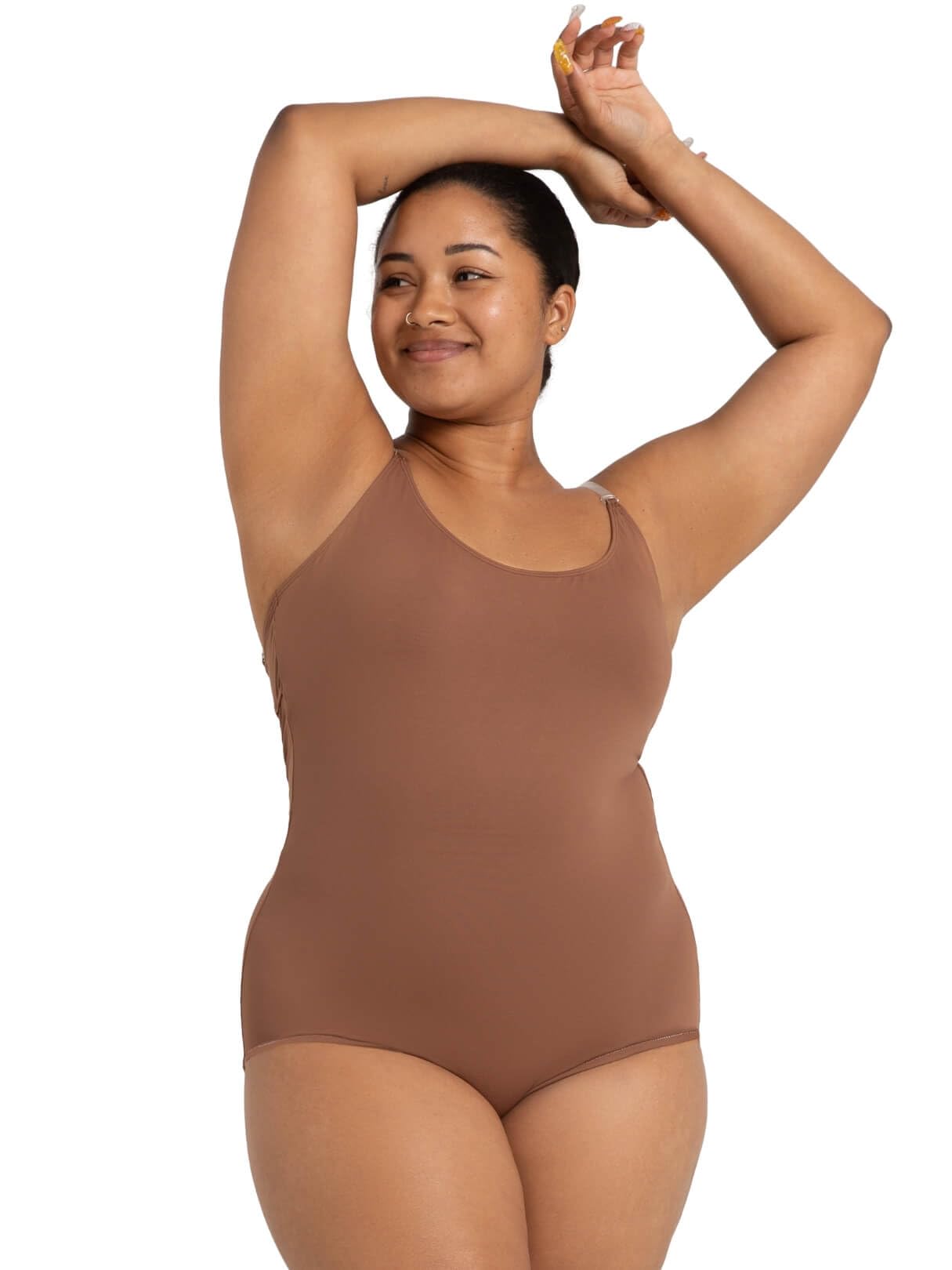 Capezio Camisole Leotard W/Bratek Maillot, Skintone 60, S para Mujer