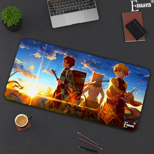Image of Anime fearturing Large Gaming Mouse Pad, Extended Desktop Mat, 58 x 28 cm (DS 2)