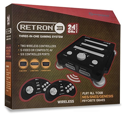Hyperkin RetroN 3 Video Game System for NES/SNES/GENESIS Console 2.4Ghz