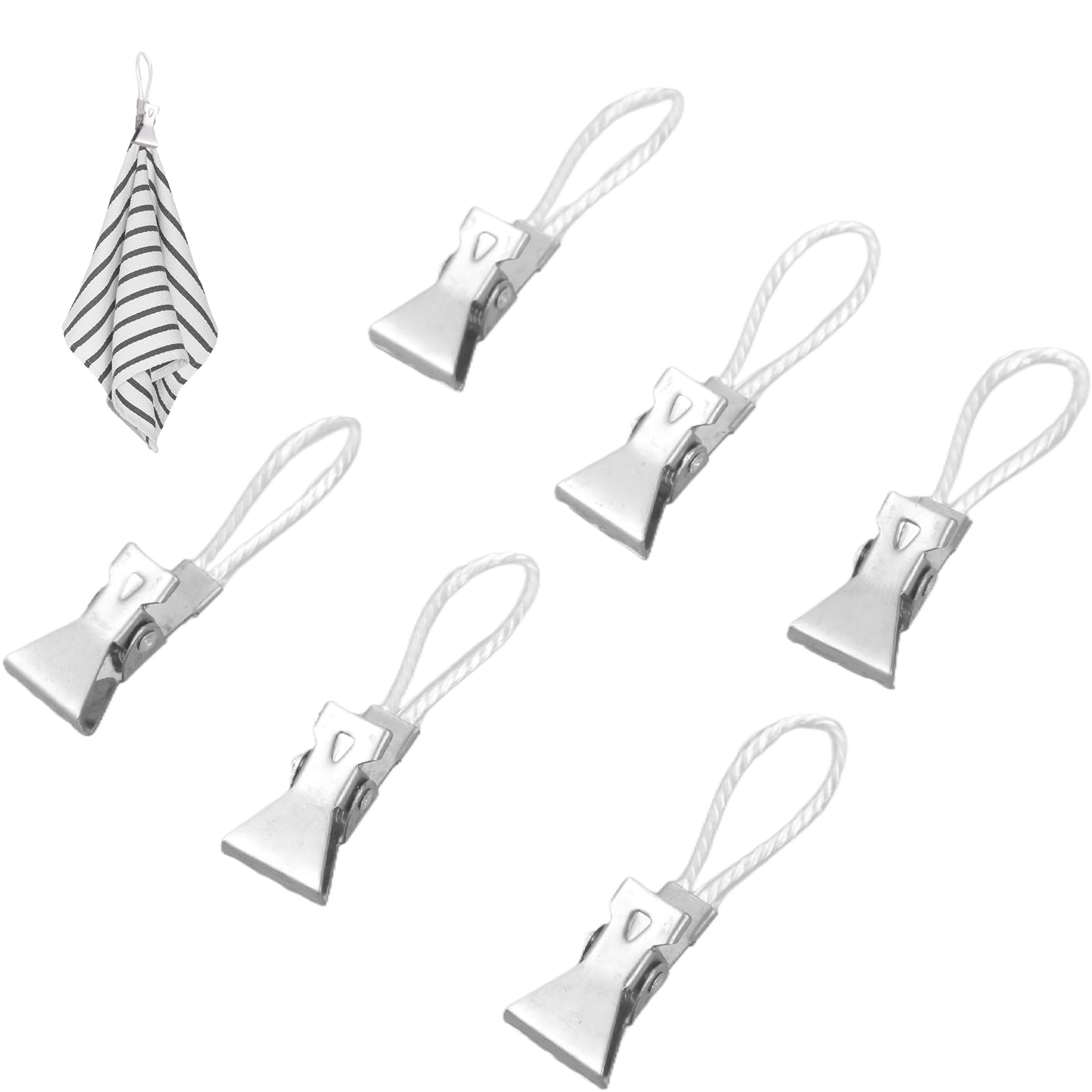 ZWWAAZHF 6Pcs Heavy Duty Metal Steel Beach Towel Clip for Outdoor Pool Bath Towels Rustproof Teas Towel Holder Clamps Rustproof Holders
