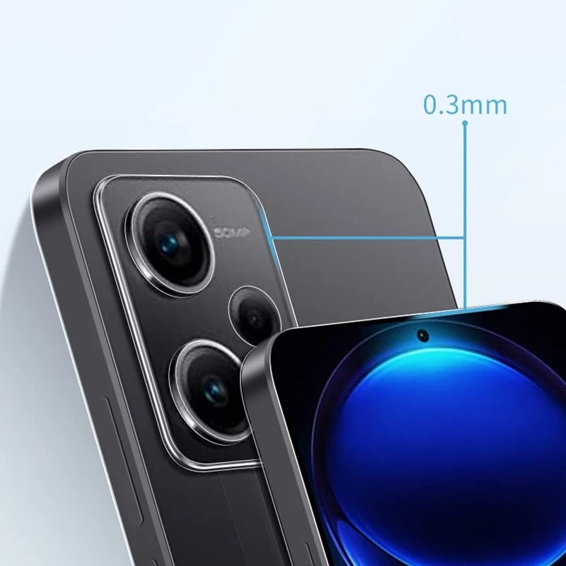 Image of REALCASE Silicone Redmi Note 12 /Poco X5 5G Back Cover Case | Scratch Resistant Protective Crystal Clear Transparent | Shock Proof Bumper Back Cover Case For Redmi Note 12 / Xiaomi Poco X5 5G