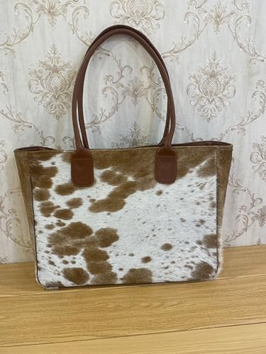Cowhide Tote Bag – Stylish Shoulder Purse for Women | Durable, Chic & Versatile Everyday Bag for Work, Travel & Casual Use2