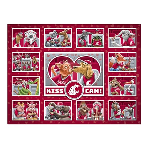 Image of YouTheFan NCAA Washington State Cougars inchKiss Cam inch 500 Puzzle